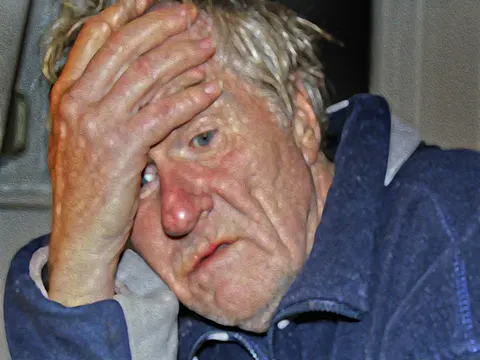 the speaker is driving John, who has dementia, to get coffee - JOHN HAS DEMENTIA<br>by Tim J Brennan